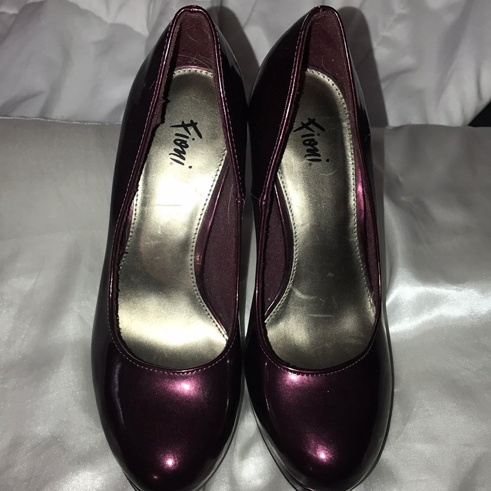 Burgundy heels